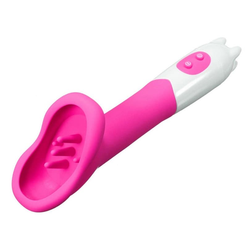 YUE CHAO BRUSH 12 Hız Silikon Seksi Klitoris Vibratör (Pembe)