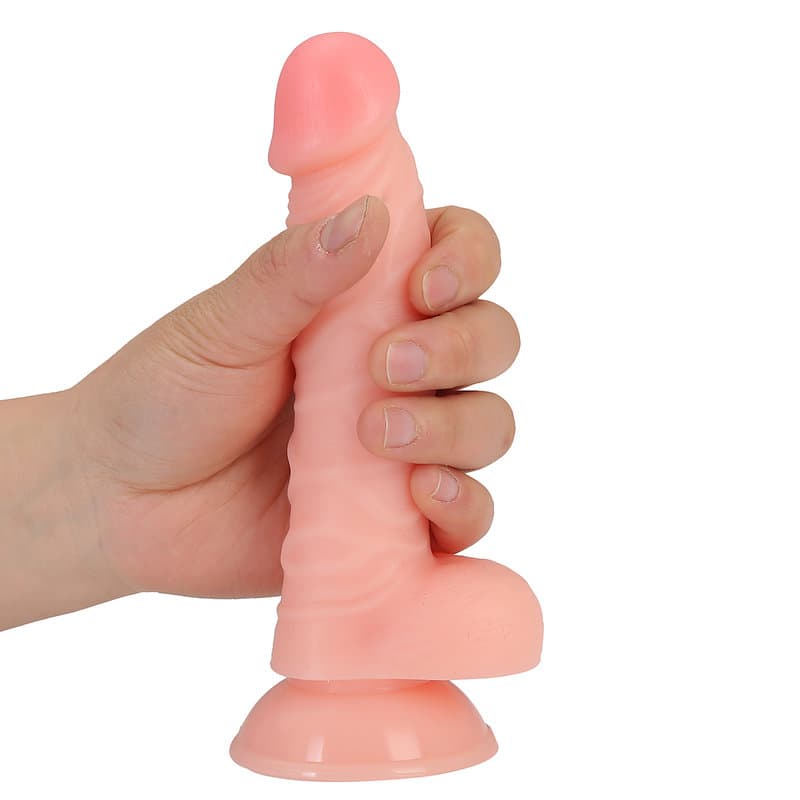 19 Cm. Dana Ultra Gerçekçi Doku Vantuzlu Testisli Dildo