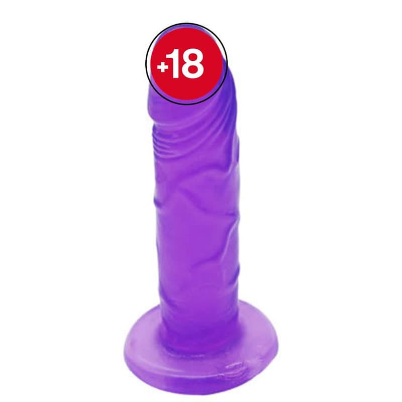7” King Cock Ultra Realistik Dildo (Jelly Mor)