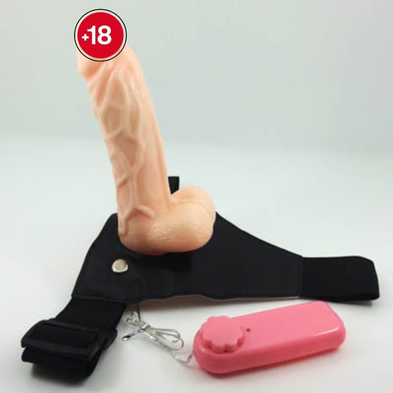 Belden Bağlamalı Kemerli Motorlu Damarlı Penis Vibratör