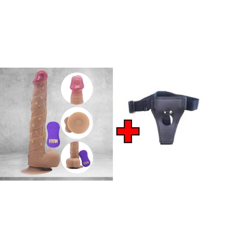 Dr.Love USB Şarjlı Uzaktan Kumandalı – Belden Bağlamalı Kemerli -Ultra Realistik Penis – ‘