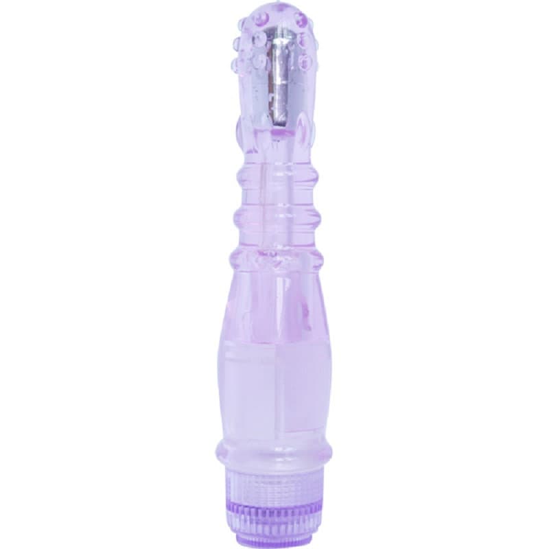 G-Spot Crystal Rulette Boncuk Başlı Vibratör (Mor)