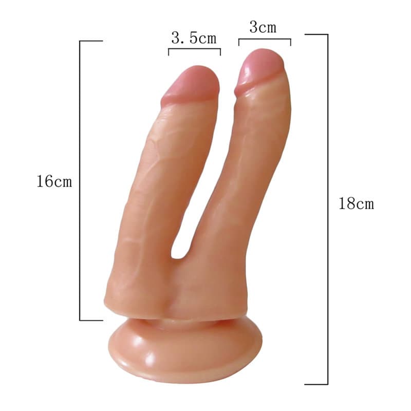 Lance’s Cock – 18 Cm. – Ultra Realistik Vantuzlu – Anal & Vajinal Çift Zevk – Çatal Vibratör