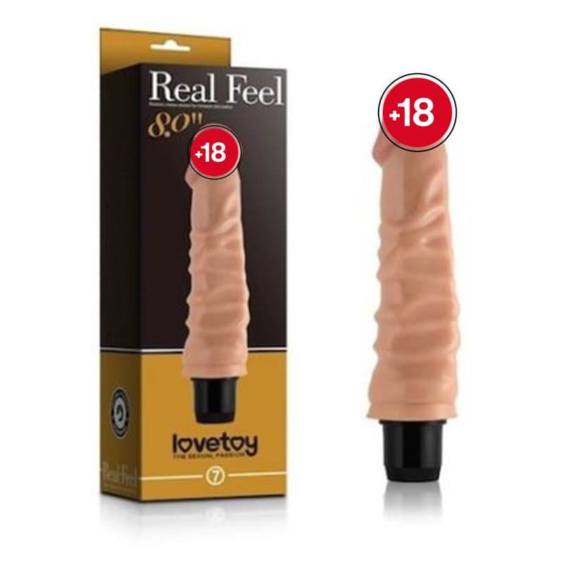 Lovetoy Real Feel Cyberskin 20 CM Titreşimli Vibratör Penis