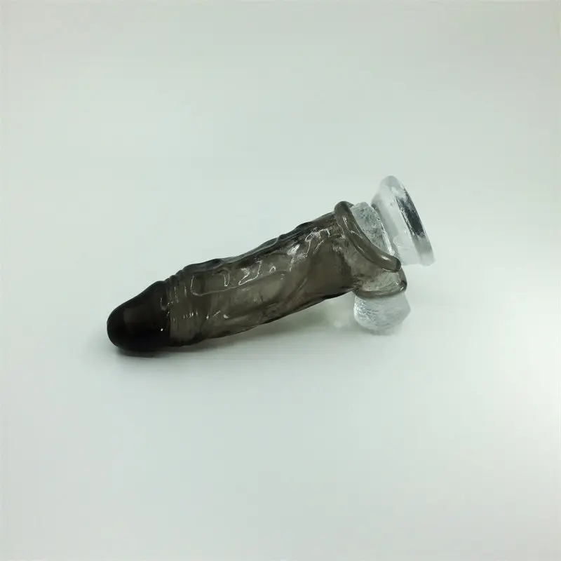 XESE – Dolgulu Realistik Penis Kılıfı (Siyah)