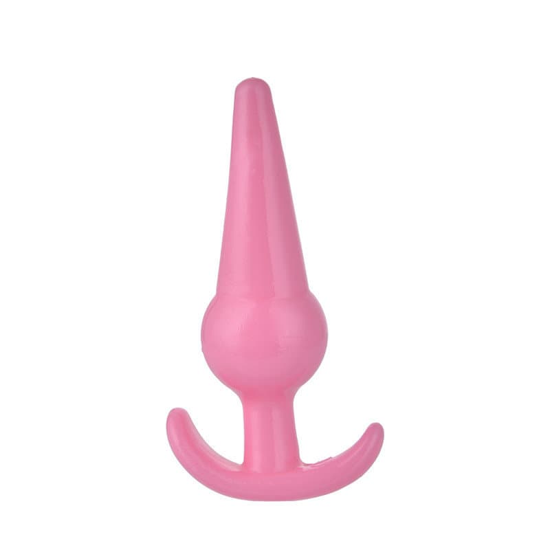 Yumuşak Silikon Anal Plug (Pembe)