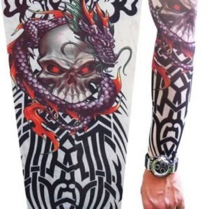 Tattoo Giyilebilir Dövme İskelet Motifli